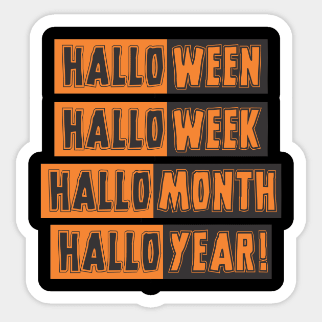 Halloween HalloWeek HalloMonth HalloYear! Sticker by AHBRAIN